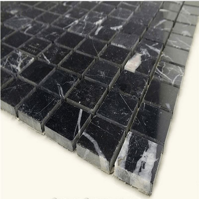 Black Marquina Marble Brick Mosaic Tile.png Black Marquina Marble Brick Mosaic Tile.png