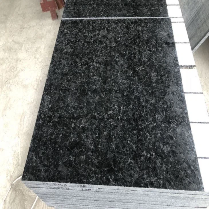 Angola Black Granite Floor Tile