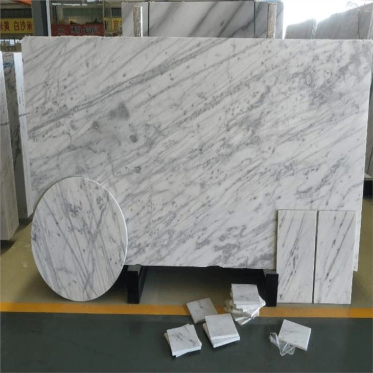 Azulejo de mármol blanco de Carrara