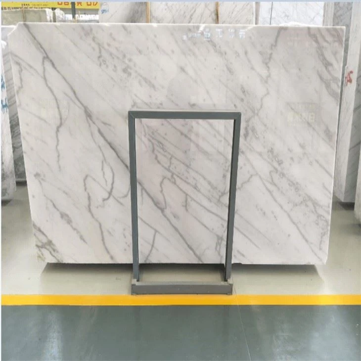 carrara white marble floor