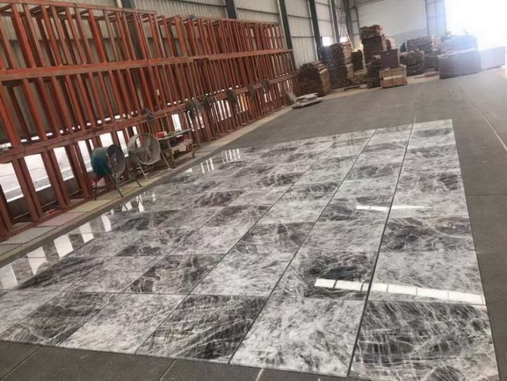 Ice Grey Marble floor tile