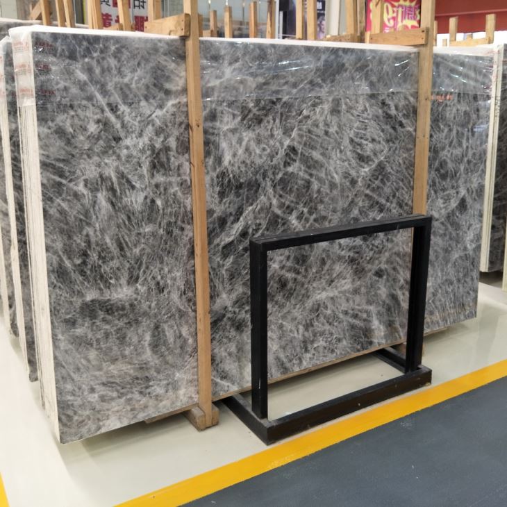 Losas de mármol gris hielo