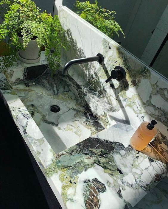 Ice Jade Marble Vanity