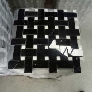 Cesta weave Nero Marquina Mosaico