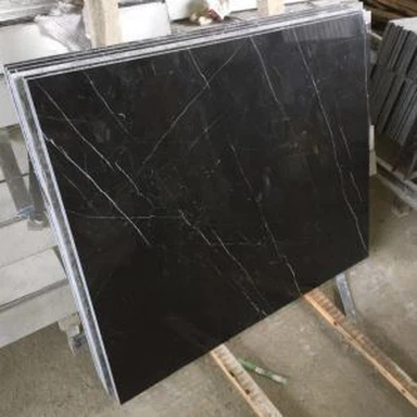 Azulejo de mármol Marquina negro
