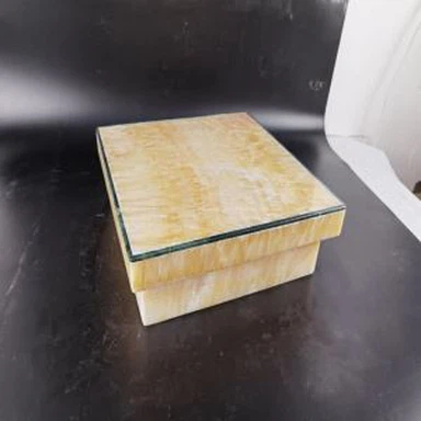 Caja de mármol Honey Onyx