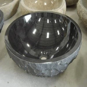 Fregadero de granito negro Shanxi