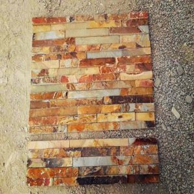 Panel de piedra de pizarra