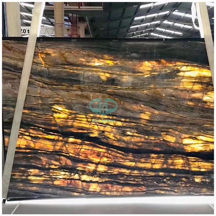 Black Quartzite Stone Slabs For Countertops