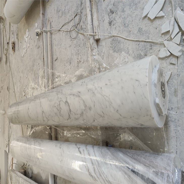White Marble Column Panel