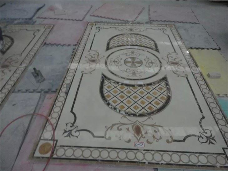 Complicated Square Mosaic Medallion