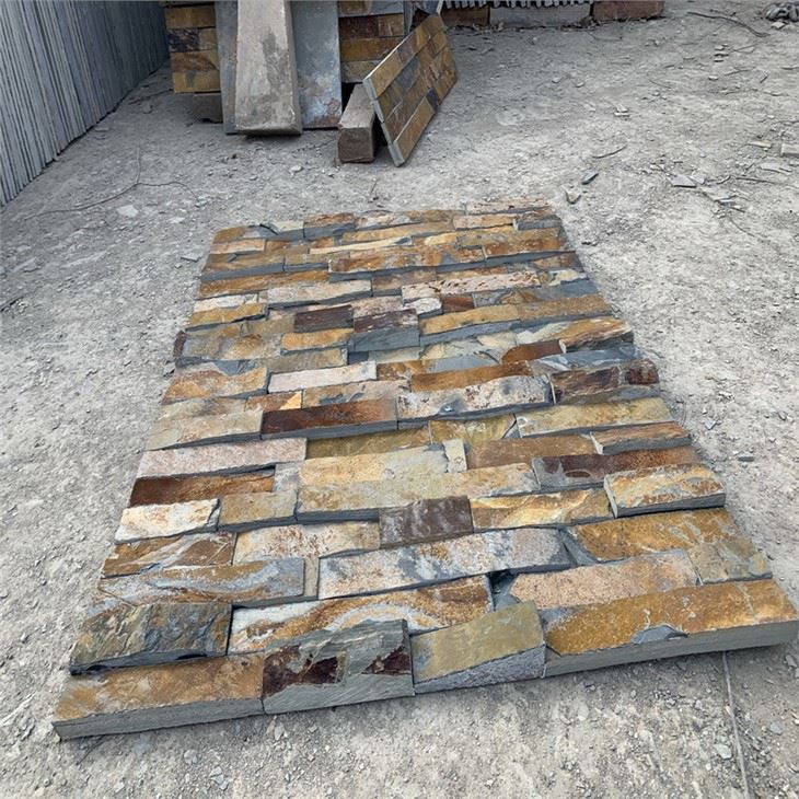 Revestimiento de pizarra oxidada