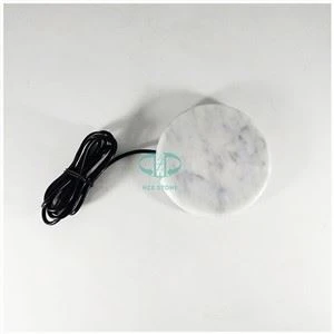White Marble Charger
