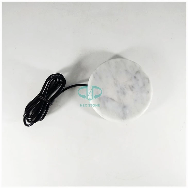 White Marble Charger