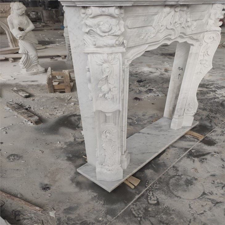 granite fireplace